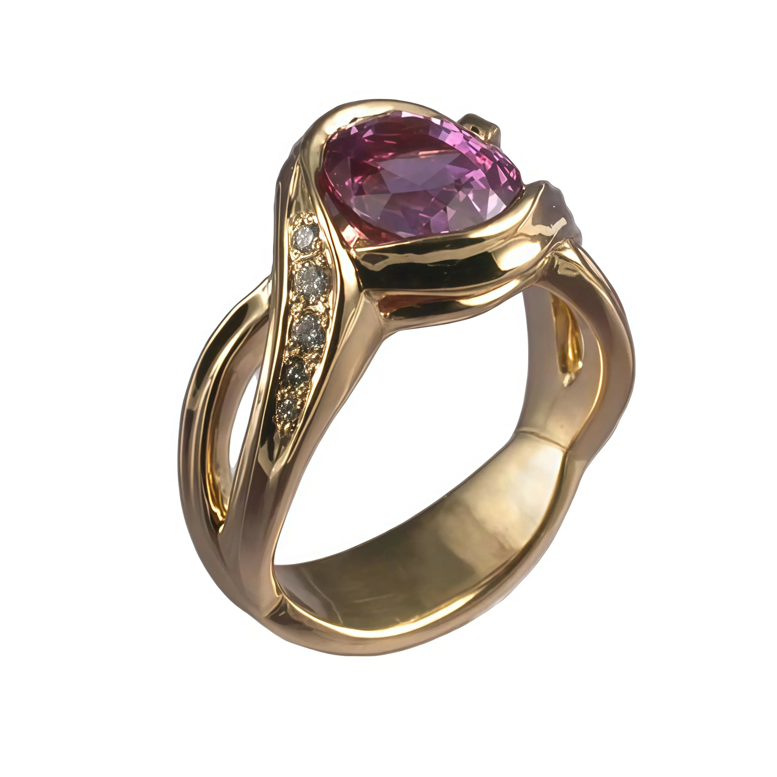 Exquisite super glittering opal ring, niche light luxury design, personalized women's high-end party ring