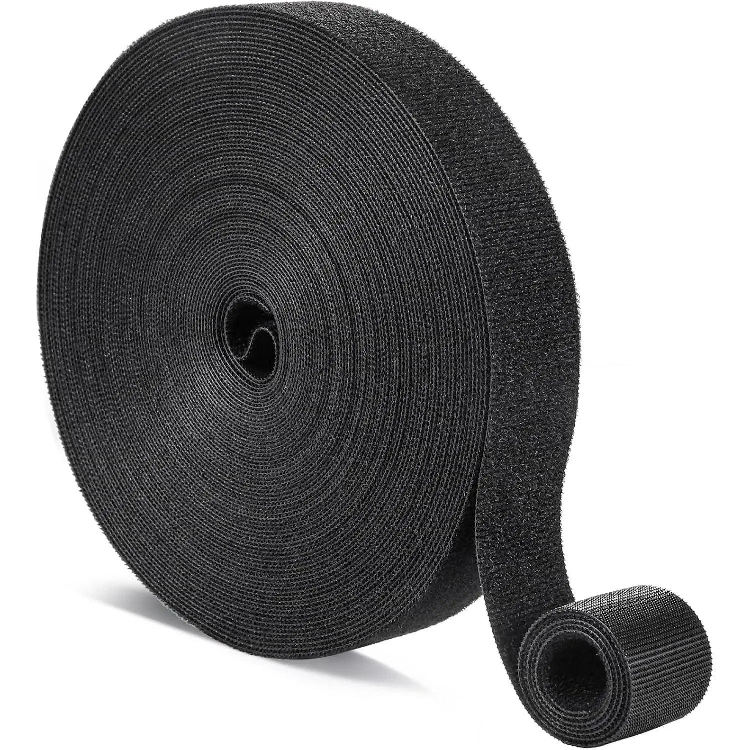 1 in x 50 FT Hook and Loop Straps Heavy Duty, Double Sided Self-Gripping Strips,  Multi-Purpose Wrap Roll for  Management Storage and Organization
