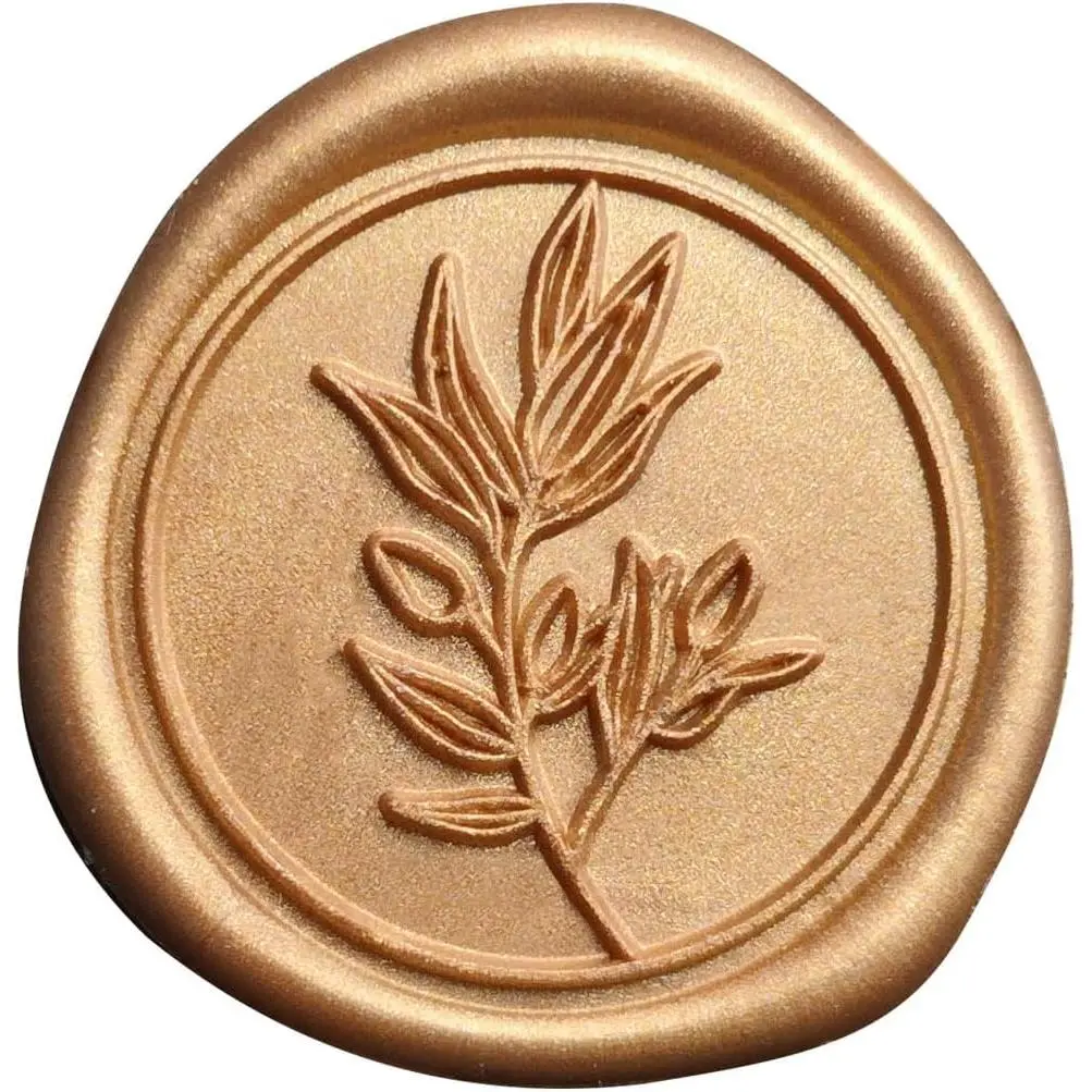 50 count Antique  Wax Seal Stickers Self- Adhesive Wedding Invitation Seal Stickers,  for Wedding Invitation, Envelopes Christmas Cards,  Wrapping,  Adhesion and Easy to Use