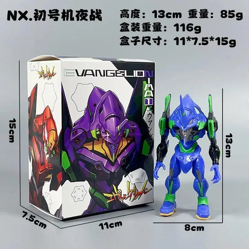 2026 hot item Boxed 12cm New Anime Neon Genesis Evangelion Figure Asuka Langley Soryu EVA Unit-01 Ikari Shinji Machine Model Kids Toys Doll Popular toys