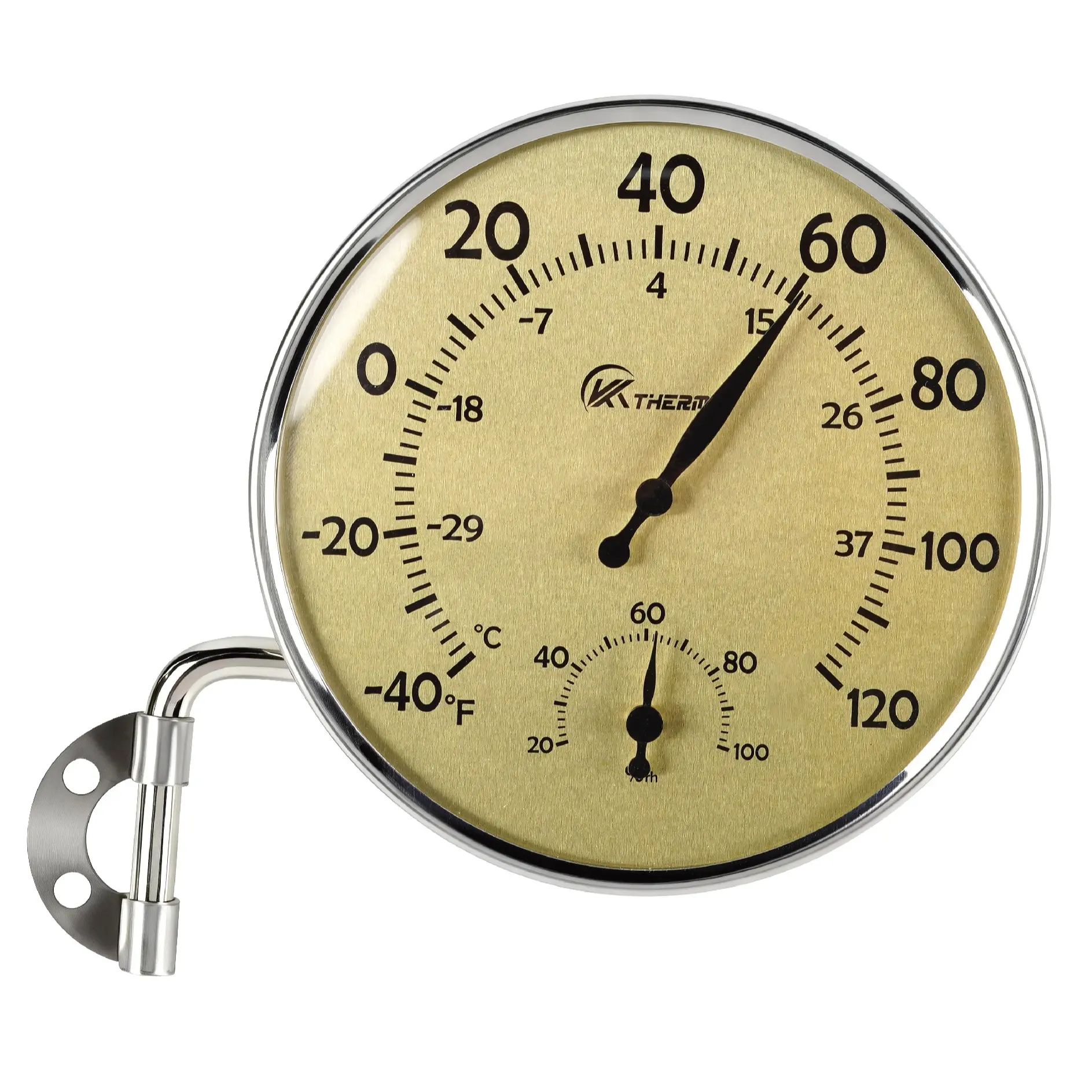 Home Humidity Meter, Indoor Temperature Gauge, -40~120°f, Battery-Free, Ideal for Home, Office, Warehouse Use, Solid Form