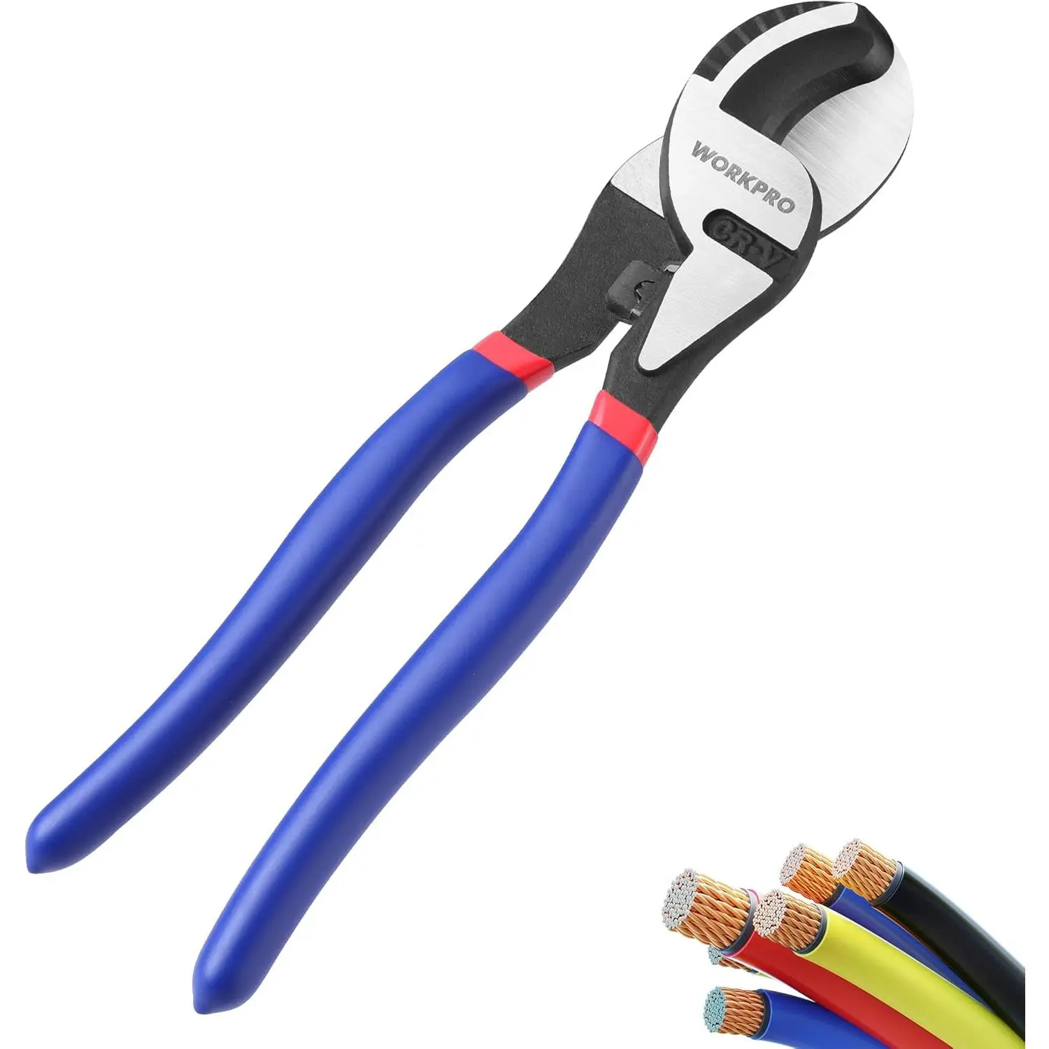 9-1/4 inch High Leverage Cable,-Duty Cr-V Wire| Cuts 4/0 Aluminum, 2/0 Soft Copper & 100-Pair 24 AWG Communications Cable