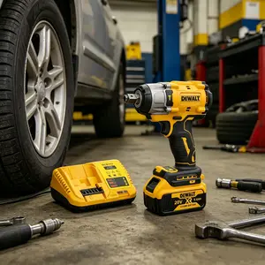DEWALT DCF880 20V MAX Cordless Impact Wrench, 203N.M High Torque, Brushless Motor, Heavy Duty Multifunctional Power Tool for Automotive & Construction