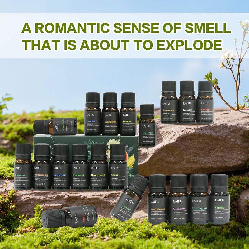 Aromatherapy Essential Oil Set, Water Soluble Scents for Humidifier, Diffuser, Candle & Soap Making, Home, Hotel & Restaurant Use, Multiple Fragrances, 20x10ml Aromatherapy Essential Oil Set, Water Soluble Scents for Humidifier, Diffuser, Candle & Soap Making, Home, Hotel & Restaurant Use, Multiple Fragrances, 20x10ml