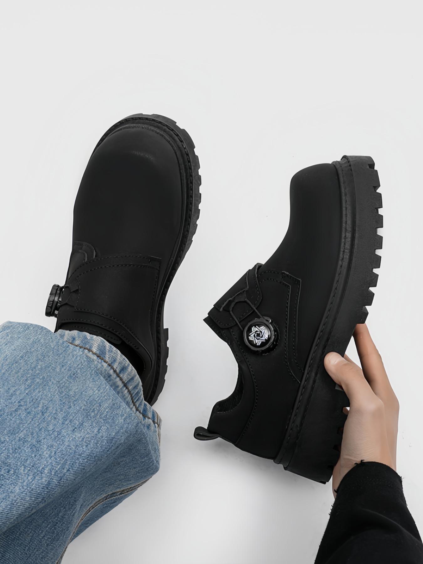 Men's Business Fashion Solid Color Lace Up Dress Shoes, Fashionable Comfortable Low Top Shoes for Daily Wear, Casual Versatile Shoes for Men, Boy, PU Leather Shoes