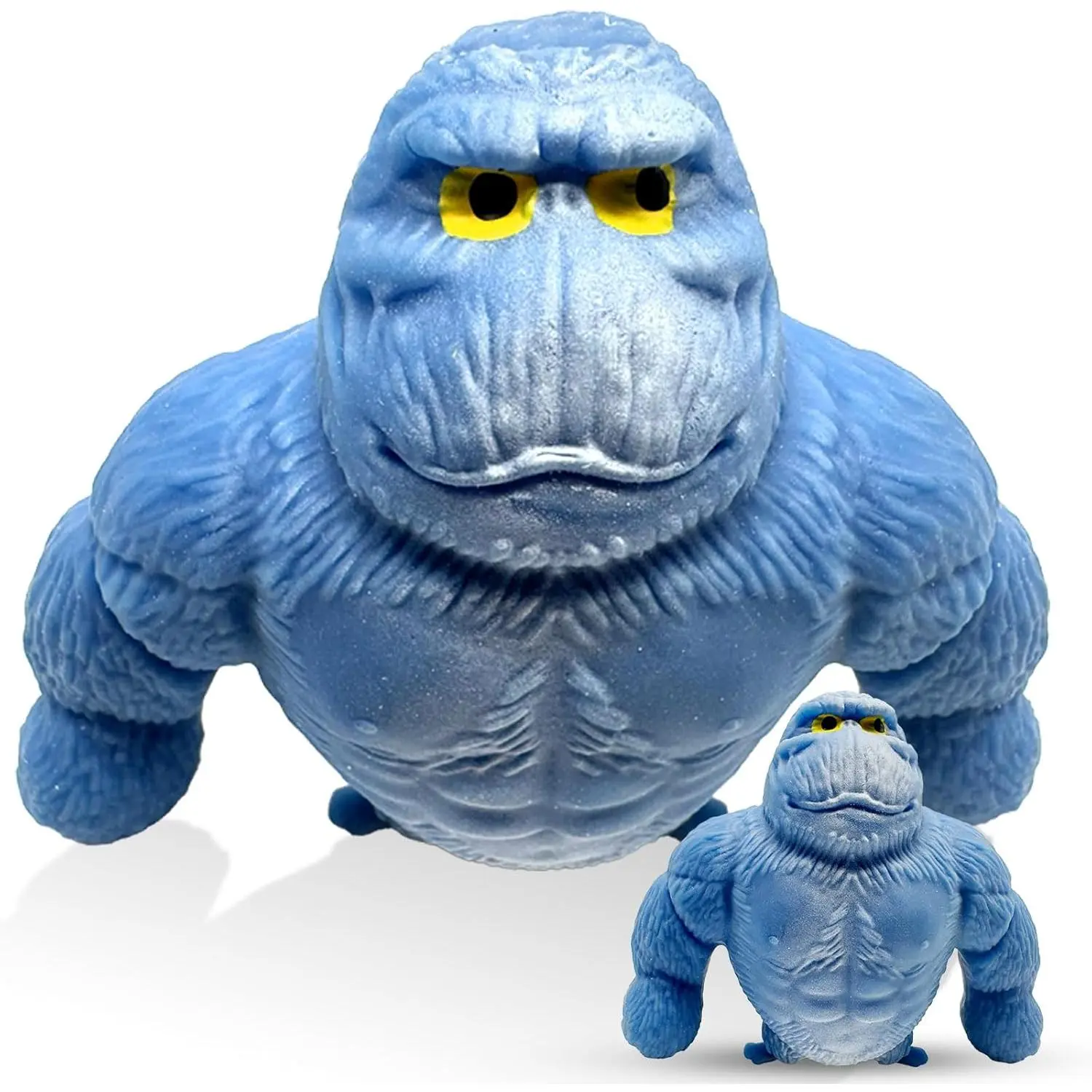 Monkey Squishy Toys for Kids and Adults, Animal Sensory Toys - Stretch, Squeeze, Pat and Relieve Anxiety, Soft Stress Balls Squeeze Toys ,Popular Gifts at Party
