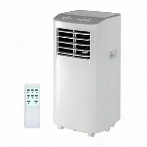 4-in-1 Portable Air Conditioner, 8,000 BTU Cooling, Dehumidifier, Smart Clothes Dryer & Fan - Cools Rooms up to 350 Sq.Ft - Quiet Operation, Remote, 24H Timer, Auto Evaporation, Easy Installation - White