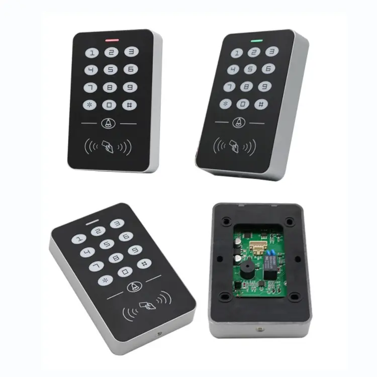 Single Door All-in-1 Access Control Machine with Reliable Internal Parts, 117x7.5cm Compact Body, Password and ID Card Swiping Functions, Dual Auth, Easy to Install and Debug for Indoor Door Basic Security Demands