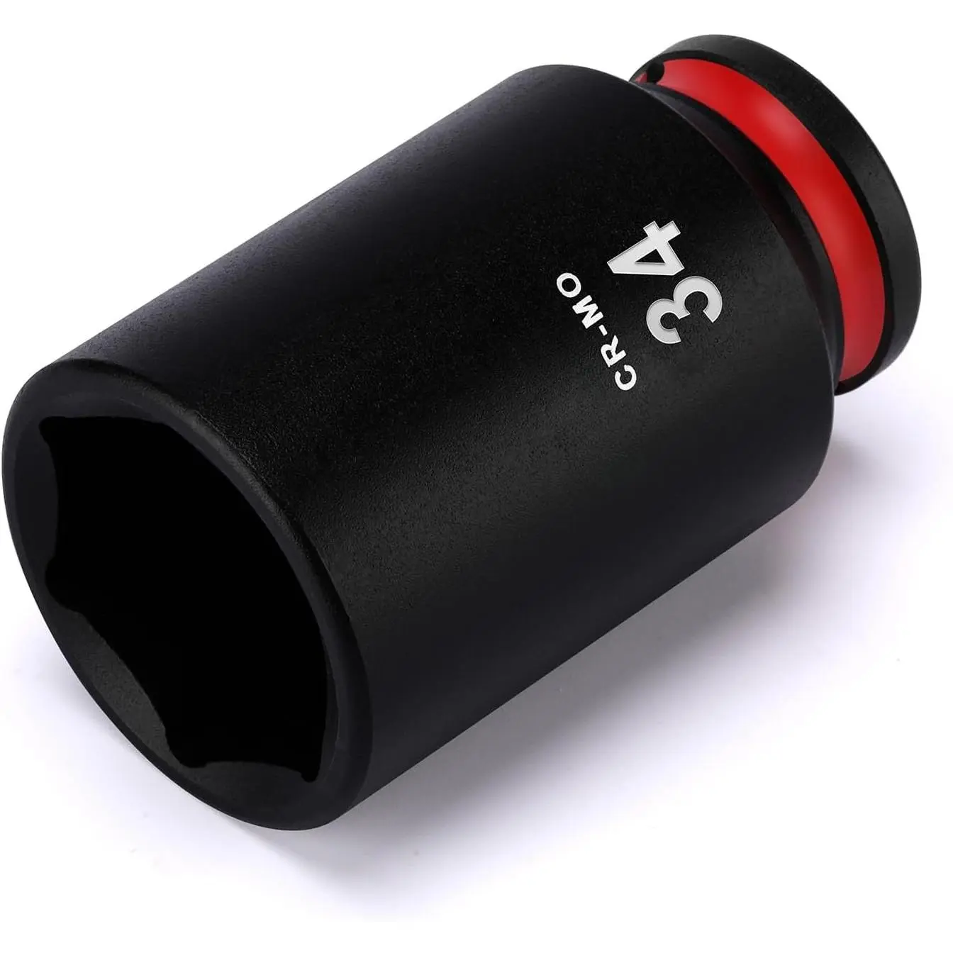 1/2" Drive Deep  Socket, CR-MO, 34mm, Metric, 6 Point, Axle Nut  Grade Socket for Easy Removal