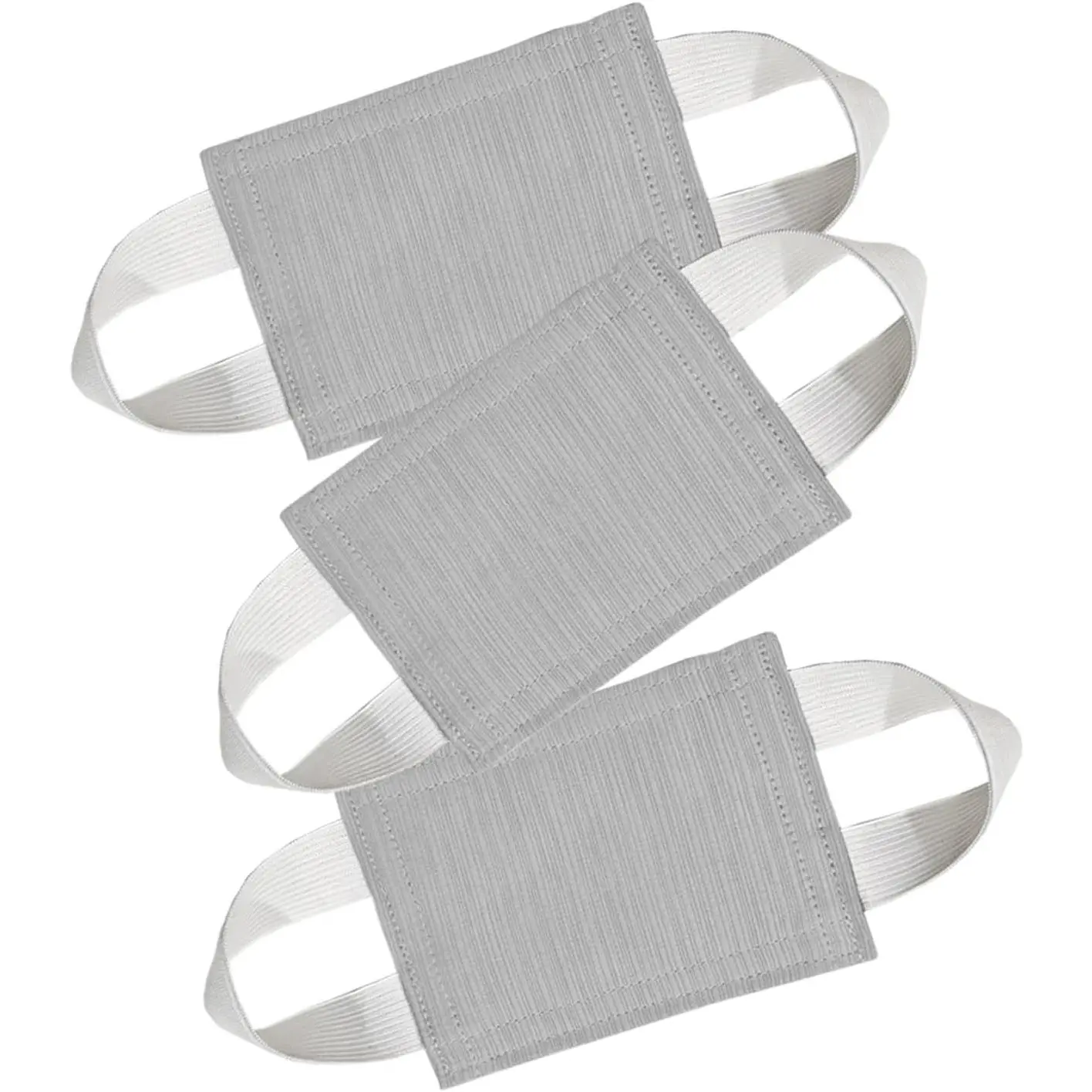 Door Silencer &  Proof Latch Cover (3 Pack, Light Gray) | 4.1" x 3.1" Quiet Close Cushion Pads That  Slamming & Accidental Locking, Noise-Reducing Soft Close for  Safety