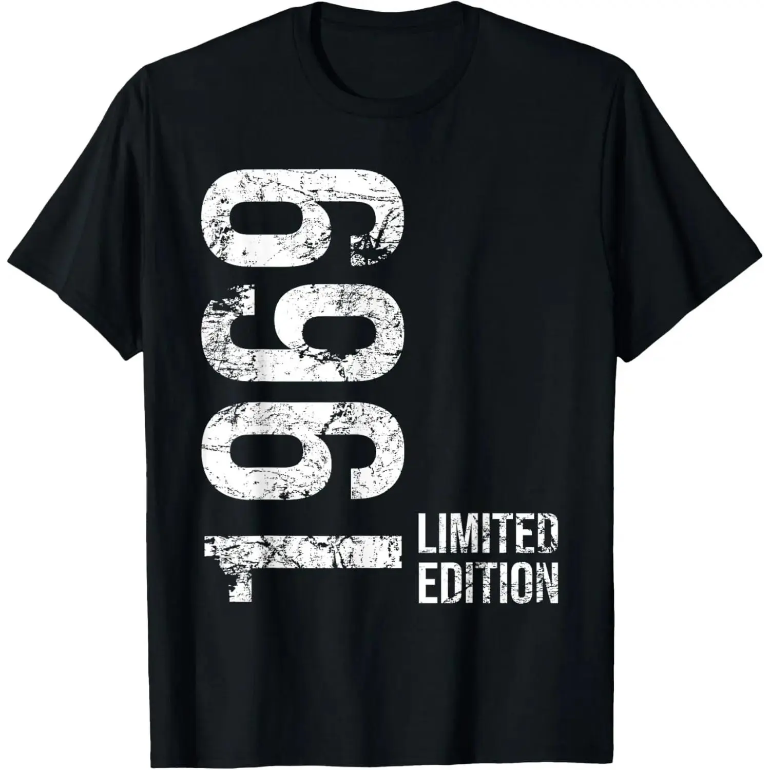 Unisex 56th Birthday 1969 Vintage Distressed Cotton Round Neck Shortsleeve Graphic Tee - Plus Size Sports Apparel with Prints, Comfortable Fabric, Menswear Casual Top, Digital Print, 56 Years Old, Large, Crew Neck