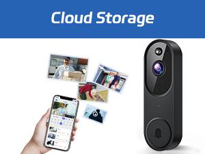 1080P Wireless Video Doorbell Camera, Night Vision, Cloud Storage (Sold Separately), 2.4GHz Wi-Fi Only, AI Human Detection, Real-Time Alert, 2-Way Audio, Battery 1080P Wireless Video Doorbell Camera, Night Vision, Cloud Storage (Sold Separately), 2.4GHz Wi-Fi Only, AI Human Detection, Real-Time Alert, 2-Way Audio, Battery