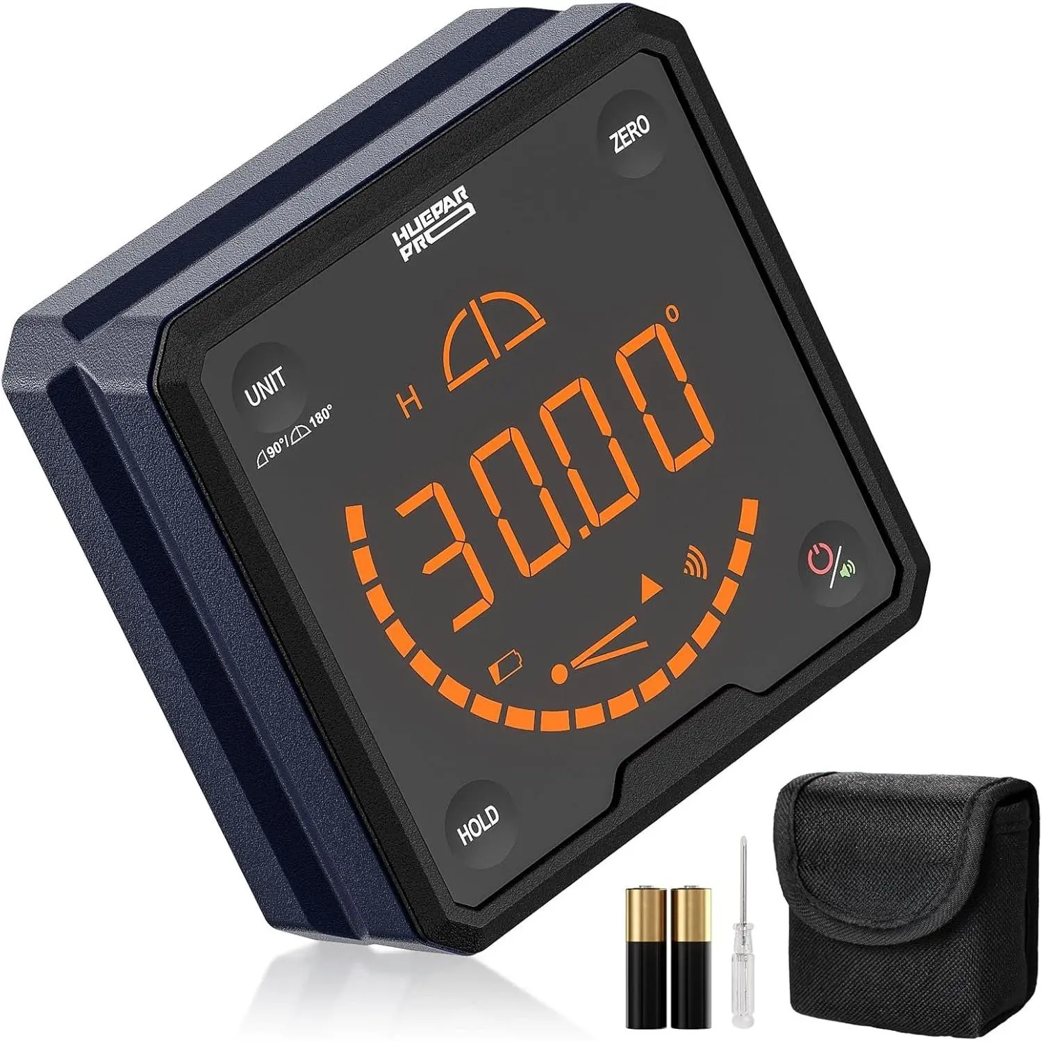 Digital Angle Gauge Angle Finder Level with V-  Base&Backlit LCD Angle Ruler  Table  Bevel Gauge tractor Inclinometer for Construction, Woodworking, Machinery