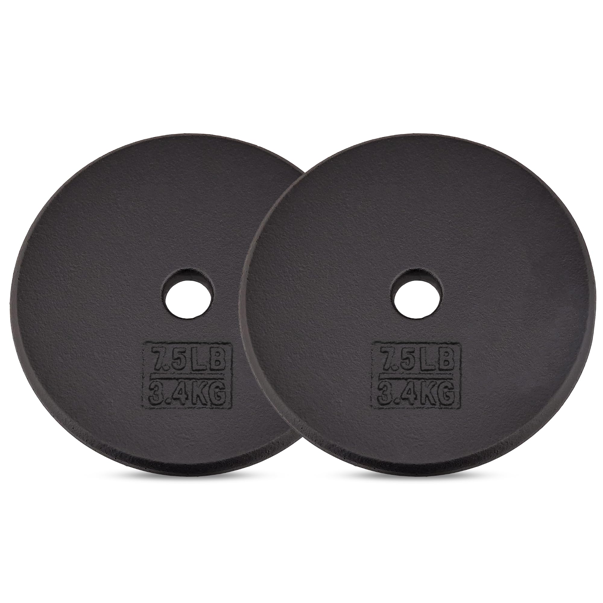 THE WELL KEPT Standard 1" Cast Iron Weight Plate - Ideal For Strength Multiple Weight: 5lb To 25lb (single & Set Of 4)