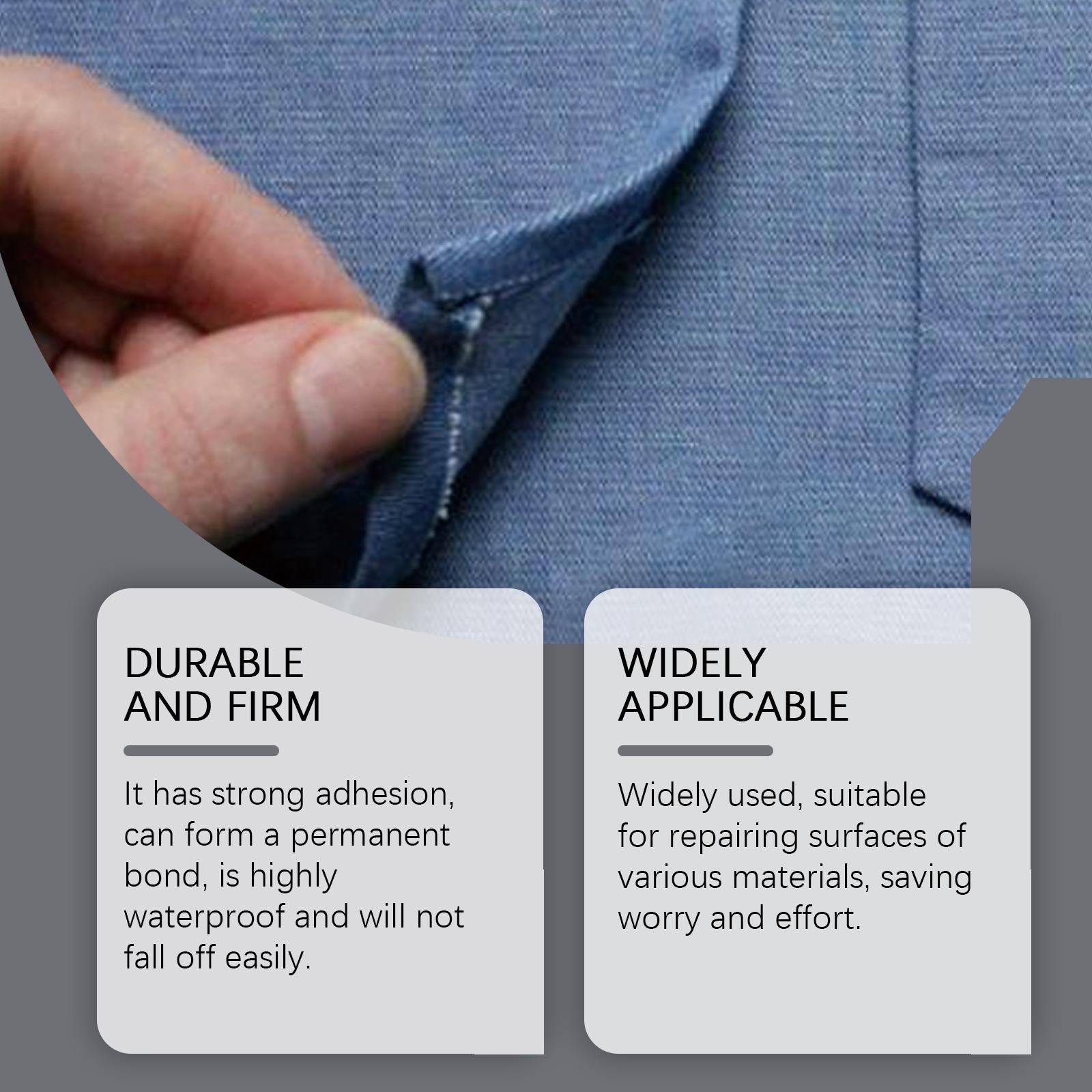 Jakehoe Multi-Purpose Glue, Liquid Adhesive Waterproof Leather Fabric Patch Cracks Multi-Purpose Glue