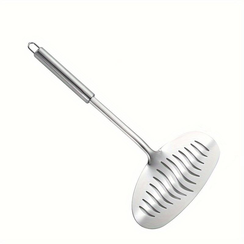 Stainless Steel Fish & Steak Turner - Multi-Functional Non-Scratch Flipping Spatula with Ergonomic Handle for Grilling, Frying, Baking - Durable Kitchen Tool for Home Cooks & Professional Chefs