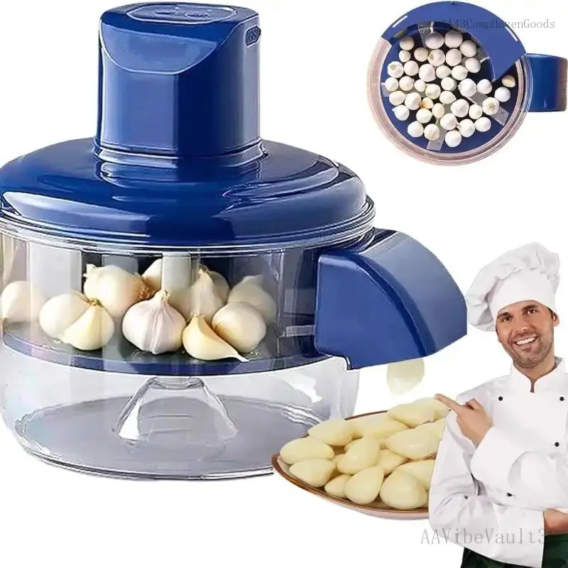 Electric Fruit & Vegetable Peeler, High-Efficiency Automatic Garlic Peeling Machine, Easy-To-Use Kitchen Tool for Fruits and VegetablesAAVibeVault32AA43CampHavenGoods