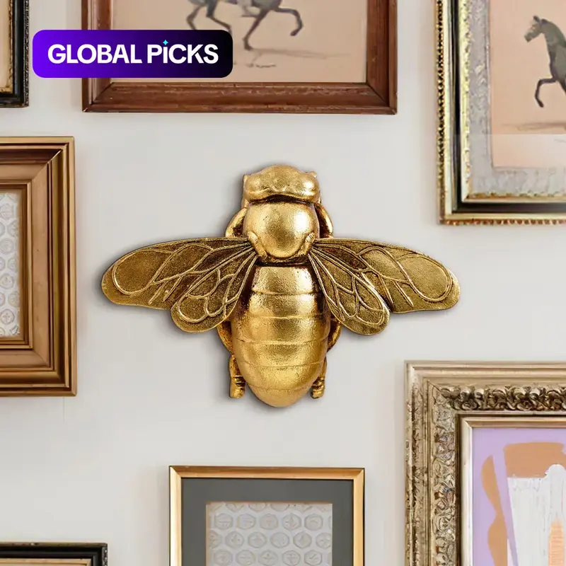 Creative Resin Insect Design Wall-Mounted Decoration, 1 Count Creative Wall Ornament for Home Decor, Wall Hanging Decor for Interior Living Room & Bedroom #TOP PICKS