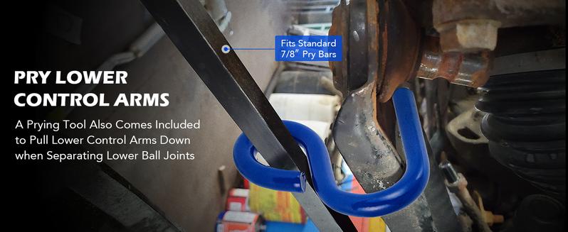 Orion Motor Tech Heavy Duty Ball Joint Tool Compatible with Subaru, with Lower Control Arm Prying Tool Upper Ball Joint Puller Lower Ball Joint Puller Compatible with Legacy Impreza Forester Outback Baja, Limited Time Deal