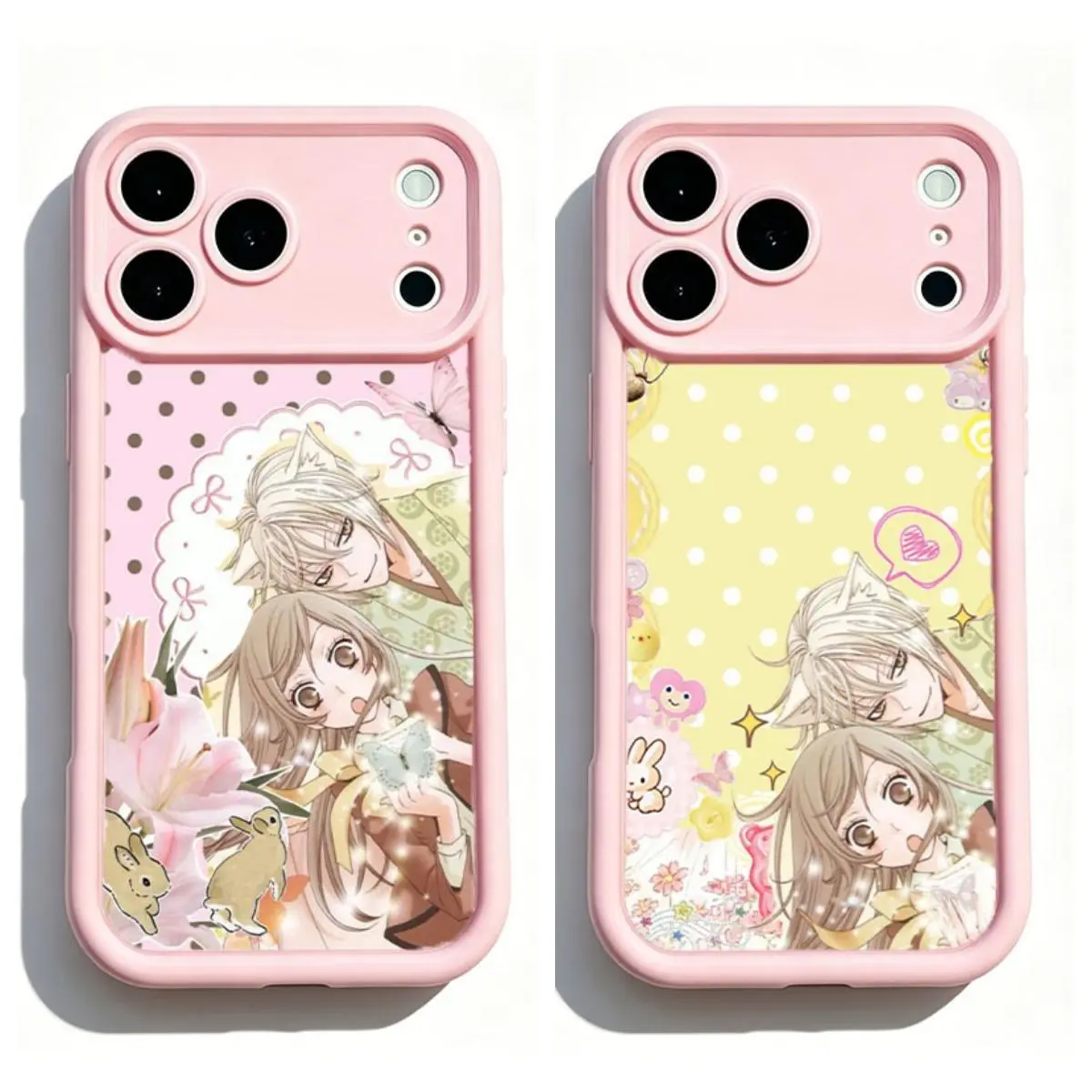 Kam1sama Kiss Collage Smartphone Case - Stylish Shockproof Cover, Soft TPU Cellphone Casing for Anime Lovers, Shoujo Anime Aesthetic Accessory Compatible with iPhone 17 Pro Max,16,15,14,13,12,11 and for Samsung S21-S26