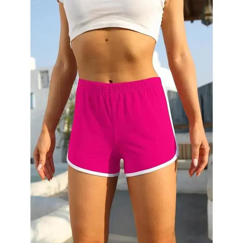 7PackWomensCottonShorts,DolphinBootyAthleticGymSportsShortsforYogaLoungeRunningzadiepink