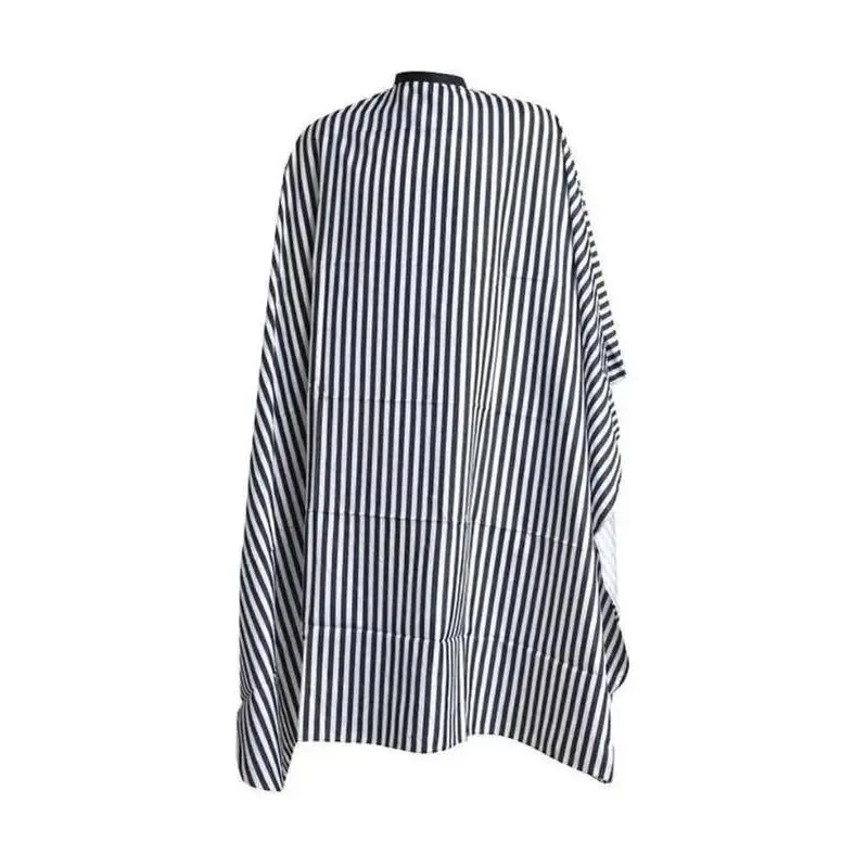 Classic Black Pinstripe Barber Cape