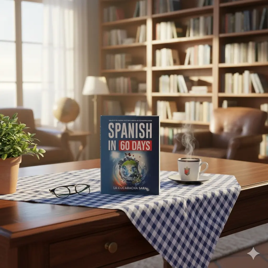 Learn Spanish in 60 Days: This language workbook contains commonly used phrases, dialogue opening remarks, and practical grammar rules! A gift for travel enthusiasts