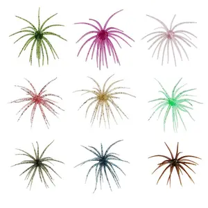 Single Floating Sea Urchin Soft Fishing Lure TPE Material 2.56in 0.06oz Lifelike Simulation Bait Floating Fishing Lures