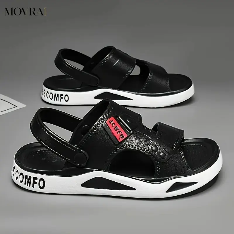 MOVRA1 [Lightweight Sandals] Lightweight EVA Men's-On Sandals|       Two-Way Wear Beach Casual with Arch Support, Breathable Unisex Shoes Outdoor & Indoor Use, Versatile Footwear, Sleek Strap Design