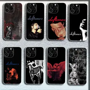 Band D-Deftones Phone Case For iPhone iPhone 17e 17 promax 17 16 15 14 13 12 11 Mini Pro Max Air X XR XSMAX & Samsung Galaxy S26 S25 S24 S23 S22 S21 FE Ultra Plus EDGE music lover Transparent shockproof Soft tpu back silicone Cover Smartphone Protection