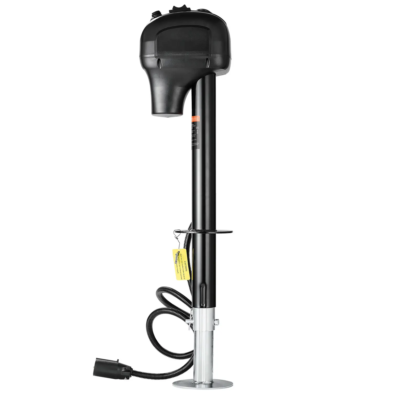 Electric Trailer Jack, Heavy Duty RV Electric Power Tongue Jack with Pin Connector, DC 12V Voltage, 3500 lbs / 1588 kg Maximum Load Capacity, Carbon Steel Construction