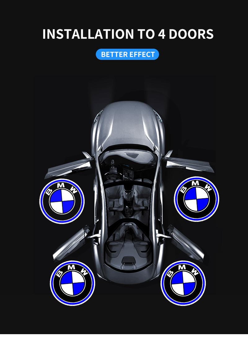 Led HD Car Door Logo Welcome Light Projector Lamps Accessories For BMW