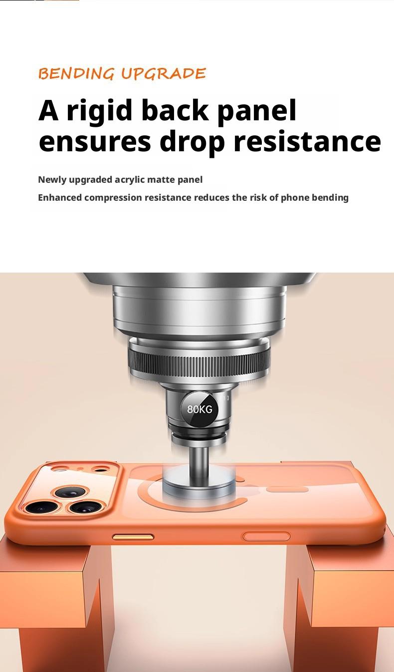 Transparent magnetic case for iPhone 17 Pro Max, full protection for the 17 lens, anti-drop protective cover, foreign trade