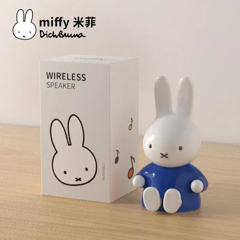 Kawaii Miffy Rabbit Fun Bluetooth Speaker Mini Desktop Wireless Cute Cartoon Portable Small Audio Device