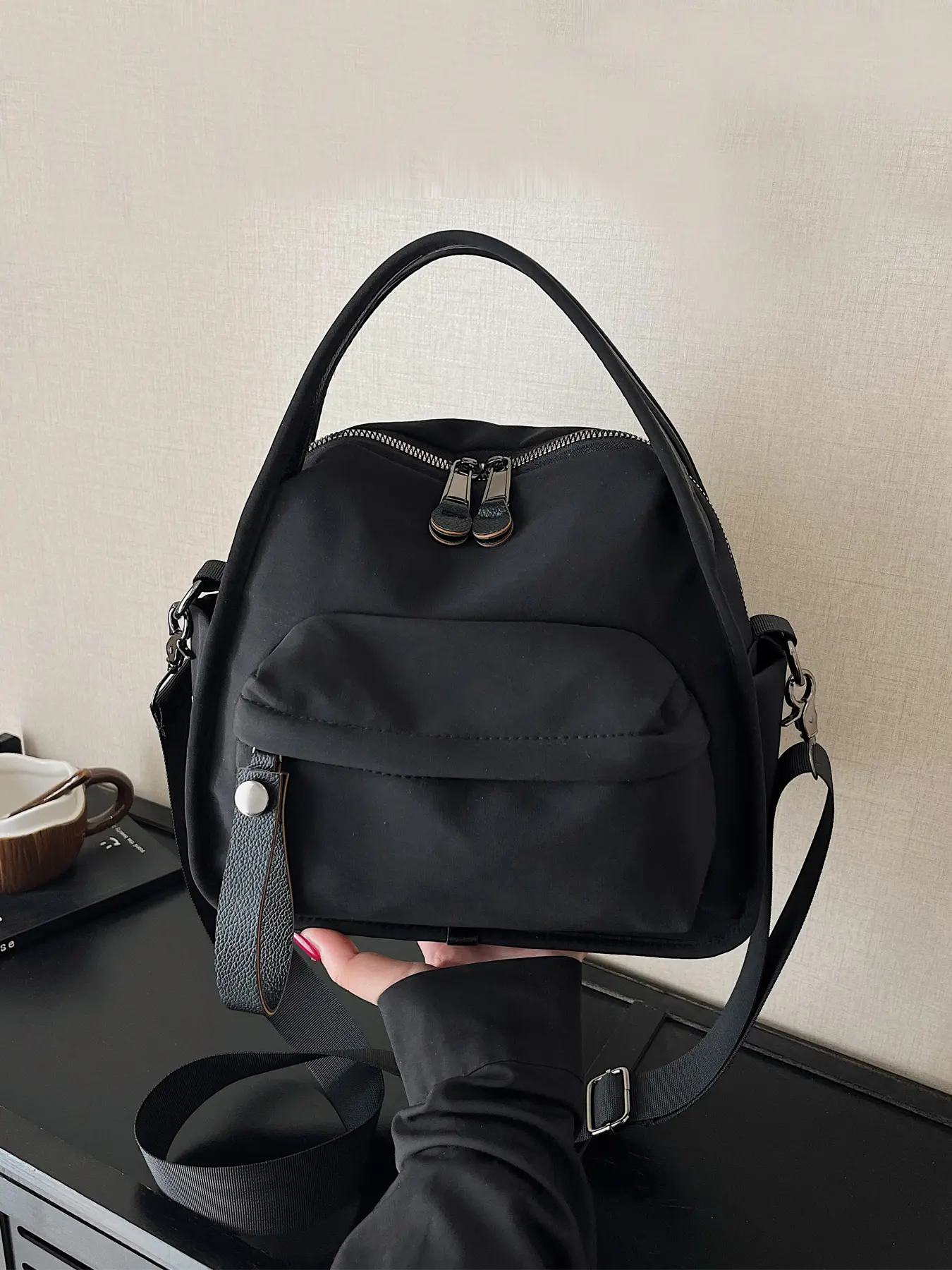 Women's Lightweight Nylon Mini Crossbody Bag, Versatile Casual Shoulder Bag, Commuter Handbag, Ideal for Daily Work and Shopping