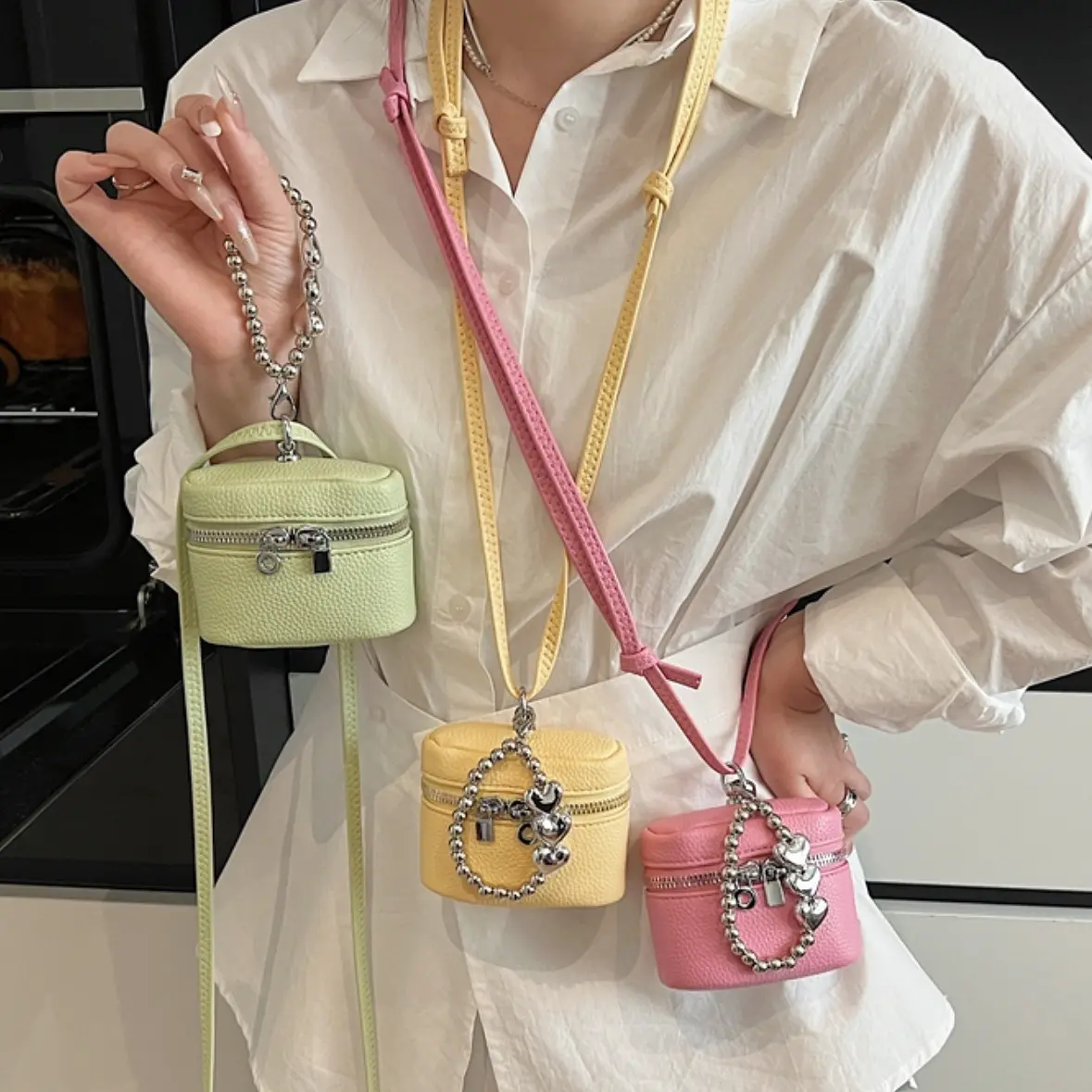 Women Minimalist Mini Box Bag Stylish Handheld Small Purse Casual Trendy Crossbody Shoulder Bag Daily Fashion Handbag