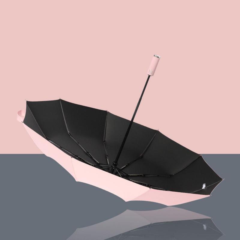 Automatic Opening & Closing Folding Umbrella, 1 Count Portable Windproof Umbrella, Rainproof Large UV Protective Umbrella for Outdoor Travel, Lightweight Foldable Umbrella