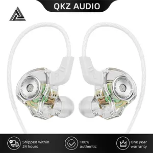 QKZ AK6-Ultra In-Ear Dynamic Headphones Mobile Phone Monitoring Headphones with Inline Control and Microphone for Sports and Running