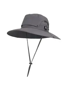 Wide Brim Adjustable Fishing Hat Sun Protection Outdoor Men