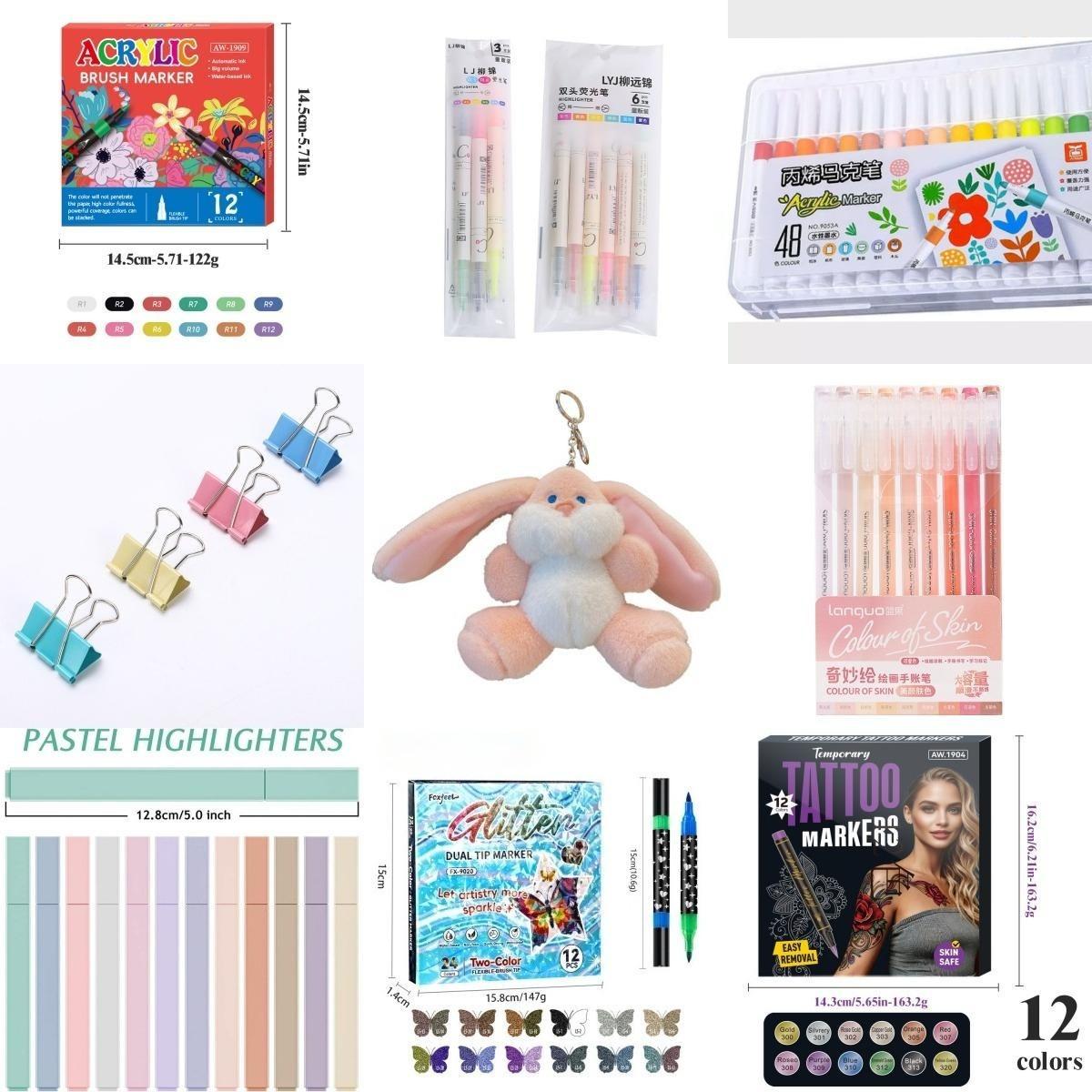 lovely box,Stationery set, collection of daily necessities, birthday/New Year/Valentine's Day gifts, back to school supplies
