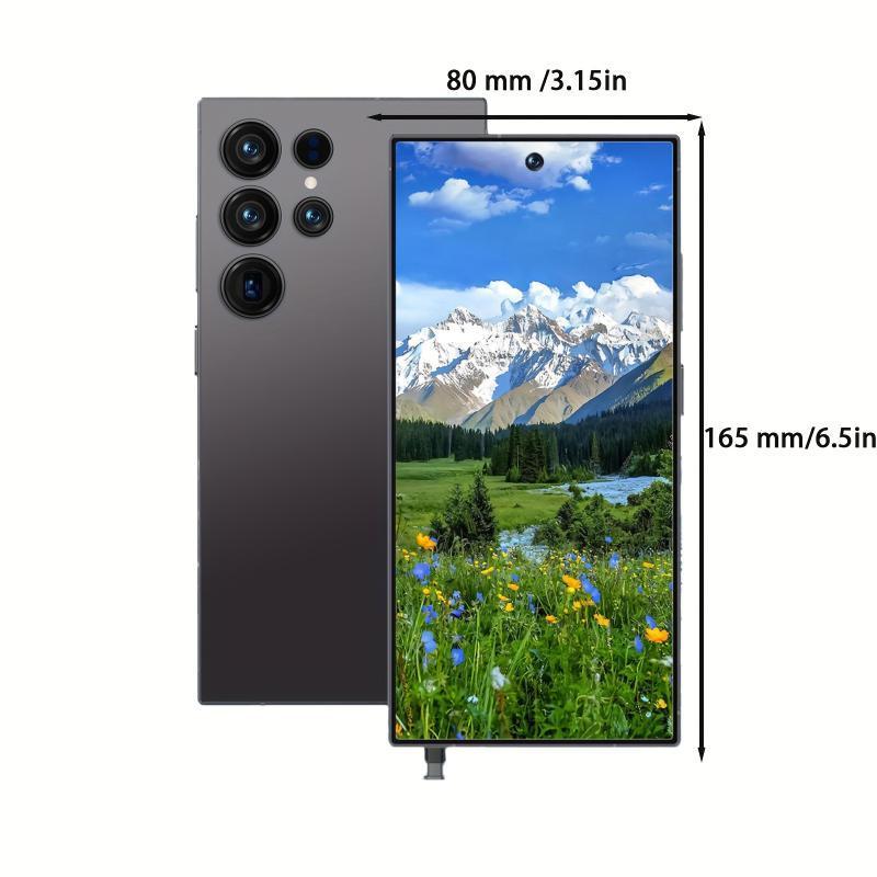 S25 Ultra Unlocked 5G Smartphone, 12GB+512GB, 6800mAh Battery, Fast Charging Capability, Android 14 System, 108MP+48MP Camera, Face & Fingerprint Unlock | Dual SIM | Autofocus | Built-in Pen | Card Port