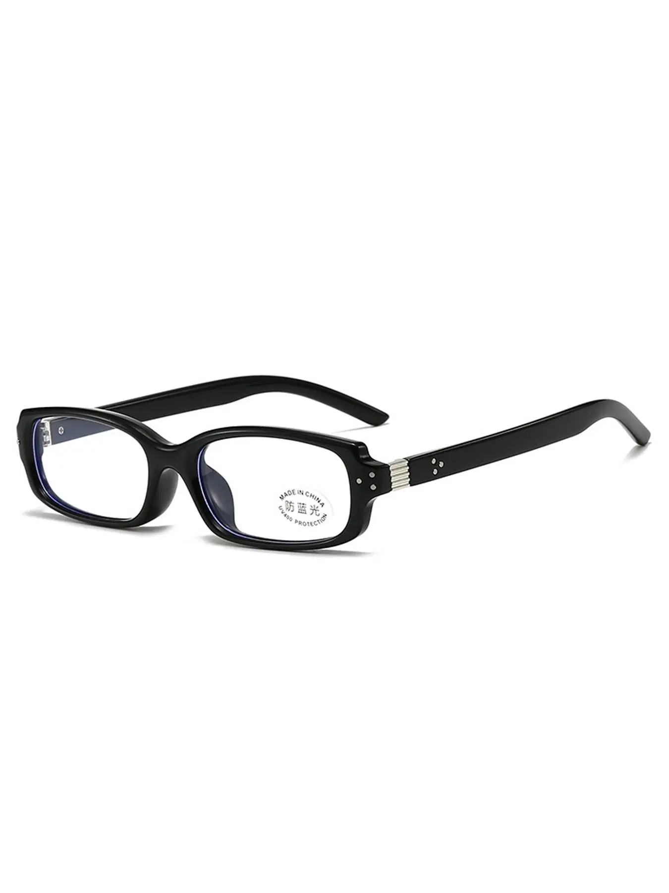 New Small Square Frame Plain Glasses, Fashionable Versatile Blue Light Blocking Eyewear, Stylish Daily Wear Sunglasses