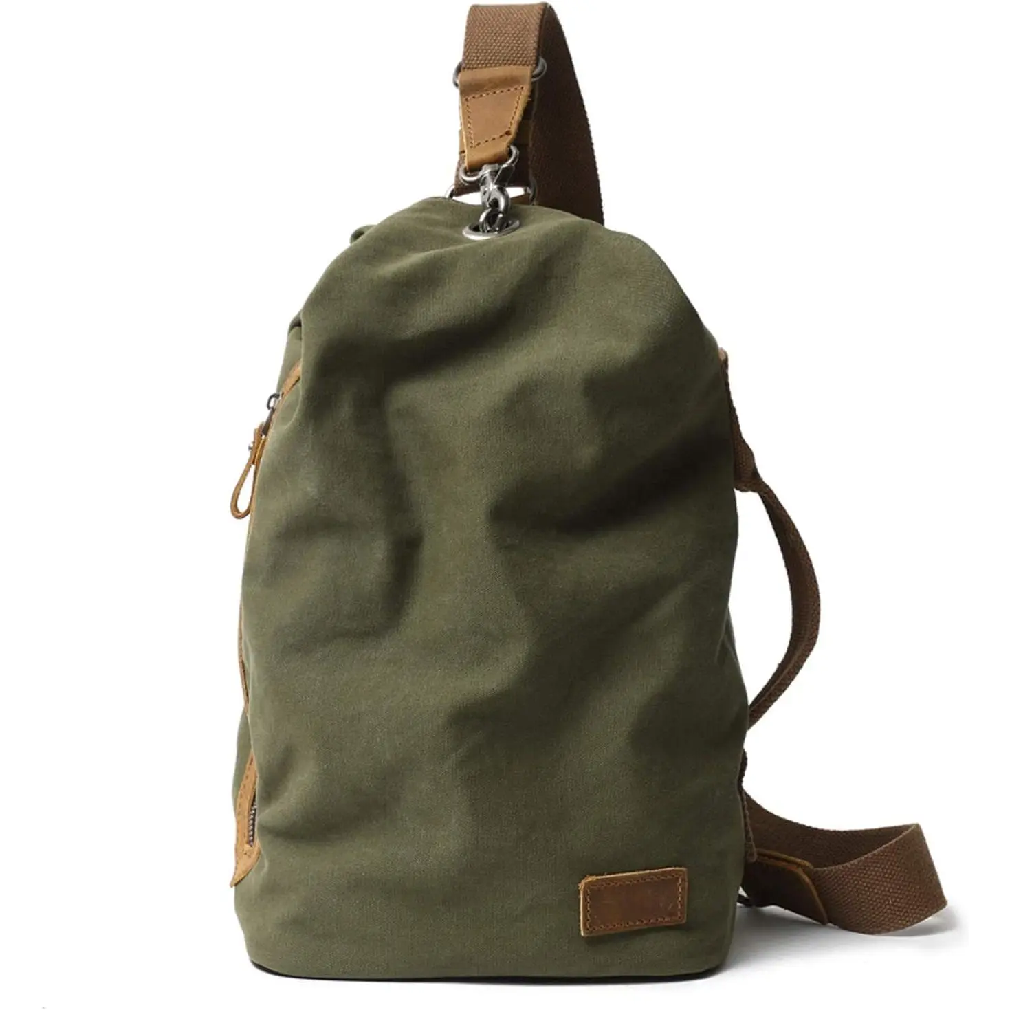 Sling Bag, Unisex  Canvas Chest Bag Bum Bag, Hands-Free Lightweight Crossbody Sling Pack for Men Women