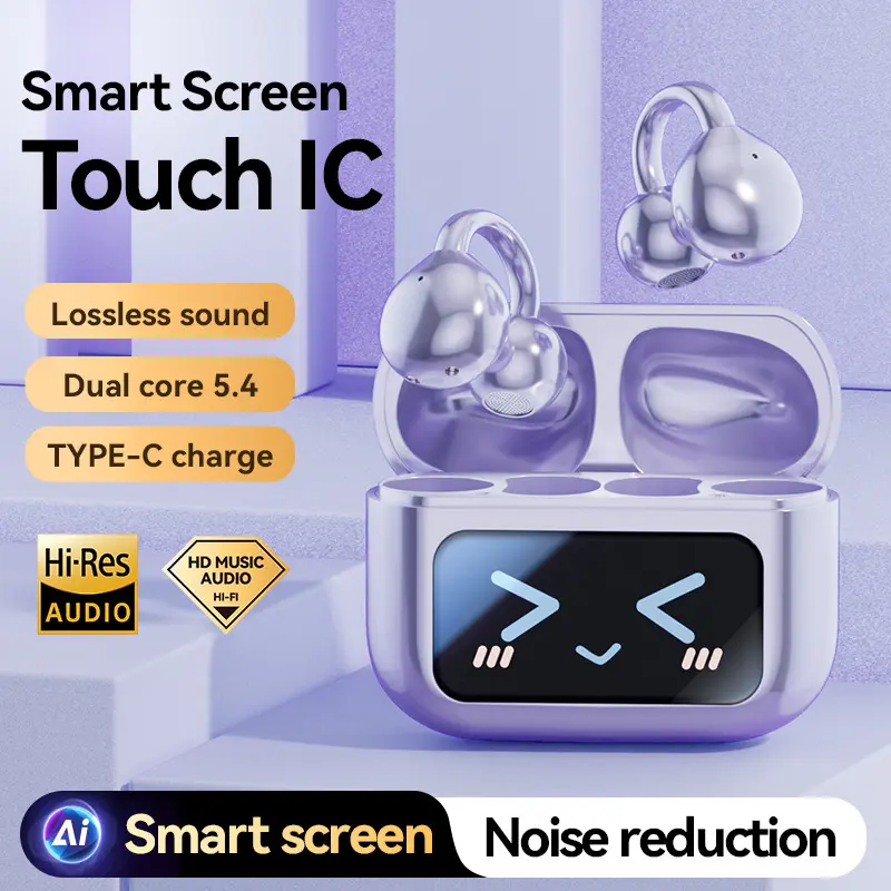 M100 New Open-Style Bluetooth Earphones True Wireless Clip-On Air Bone Conduction Ultra-Long Battery Life High-Quality Private Model
