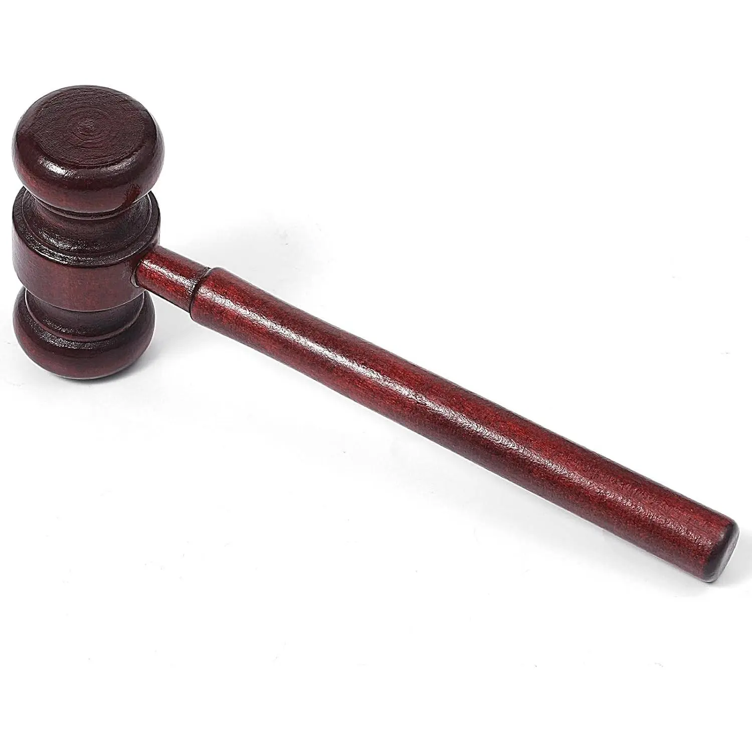 Handmade Wooden Judge Gavel Hammer for Courtroom Lawyer Auction Sale Meetings Props
