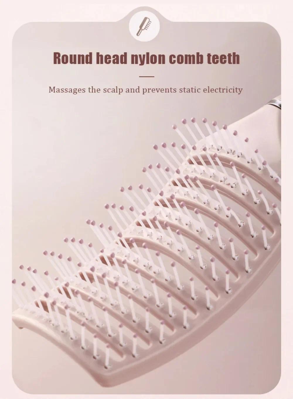 Anti-Hair Loss Air Cushion Massage Hair Brush - Fluffy Hair Styling Tool For All Hair Types Long Thick Thin Curly Natural