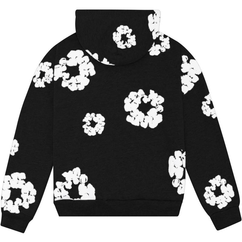 Hooded Sports Tracksuit Unisex 2-Piece Running Set Long Sleeve Hoodie Sweatpants Set Hug Kapok Loose Jeans Denim Tears Hoodie Women's Clothing 2-Piece Set Women july casual