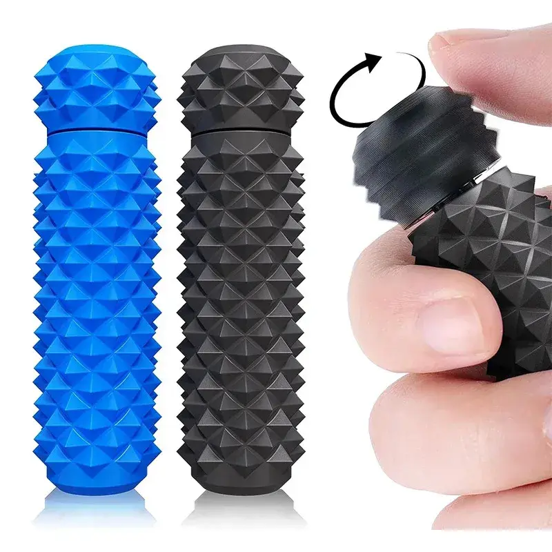 3D Printed Spiky Texture Fidget Roller Toy - Compact, Durable Plastic Handheld Toy with Calming Effect for 3-4 Years Neurodivergent Boys, Stress Relief, Indoor Focus Support