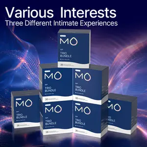 MO Trio Bundle Variety Pack Condoms for Men, Natural Latex Regular Fit, Soft Ultra-Thin - Ribbed - Dotted, pH Balanced, 36 Count for Enhanced Sexual Health Experience