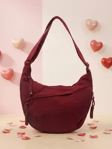 Valentine's Day Women's Crossbody Bag, Casual Shoulder Tote, Handbag Wallet, Fashionable Half-Moon Shoulder Bag, Spring & Fall, Hobo Crossbody Bag